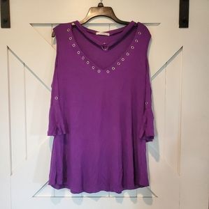 Womens cold shoulder top